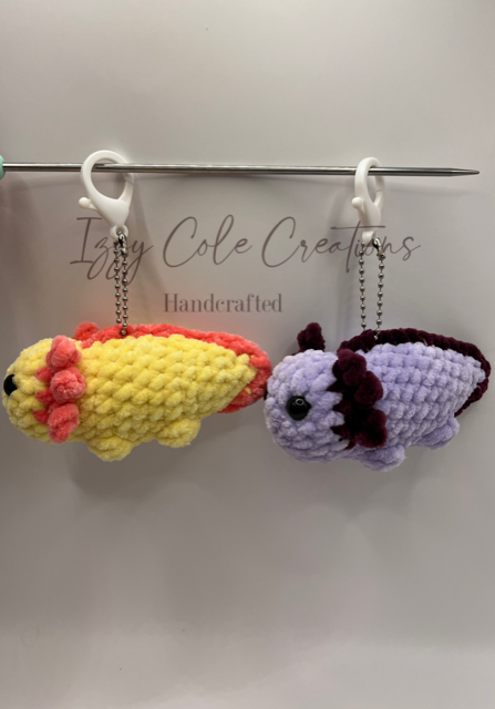 Axolotl Keychains